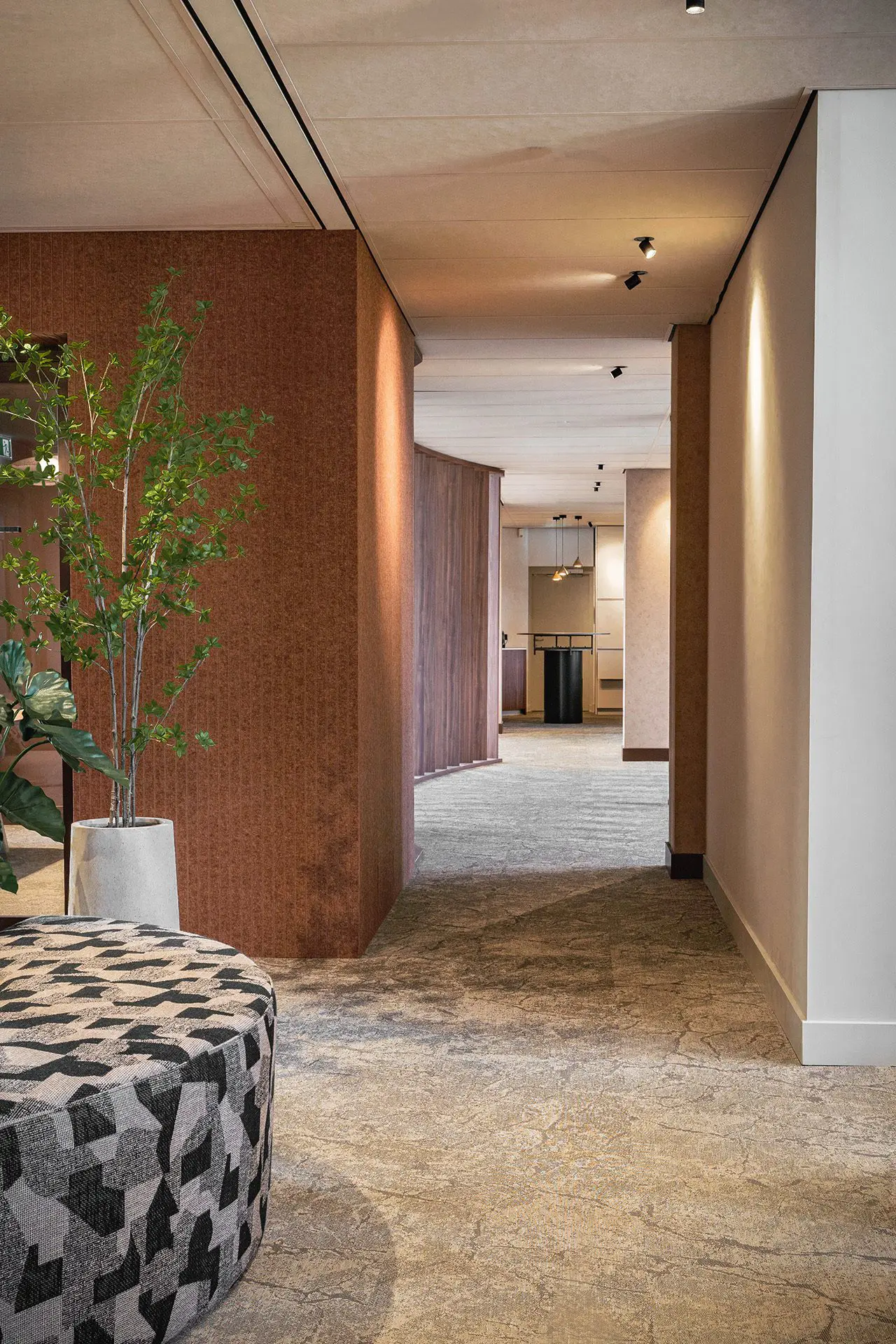 Contemporary interior design passageway