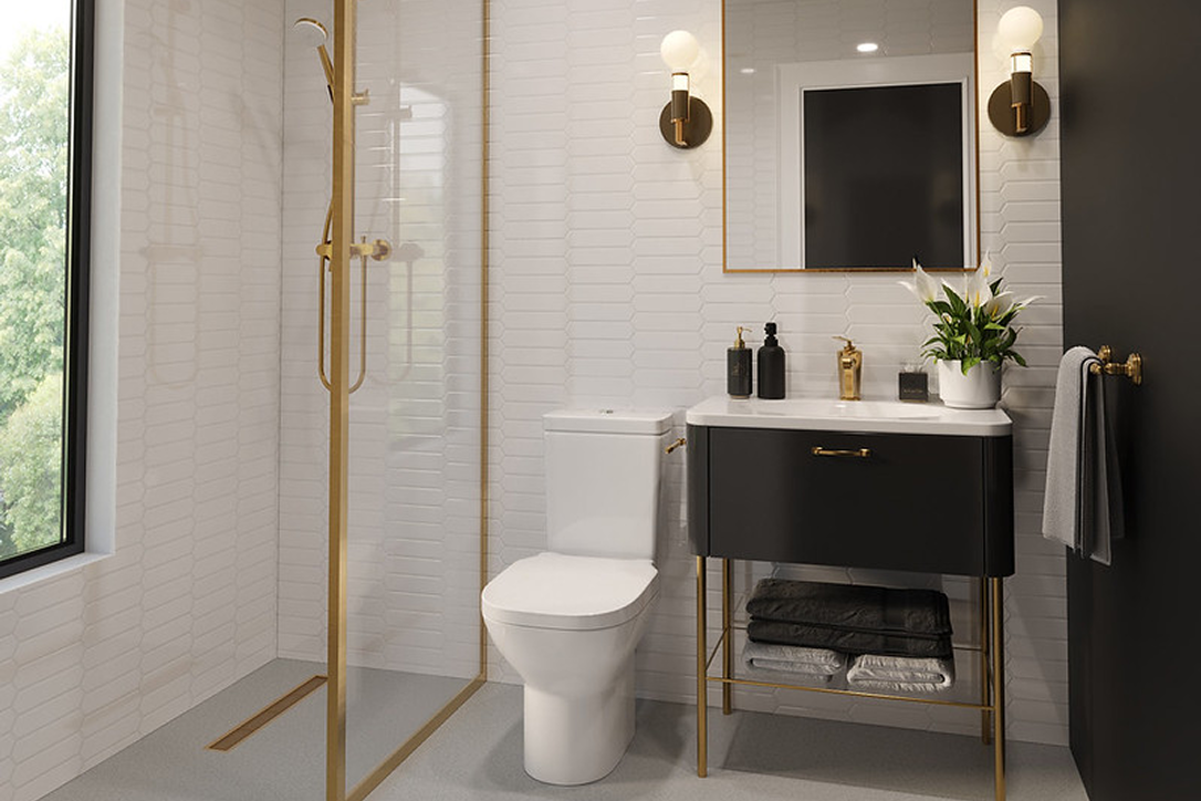 Elegant bathroom interior design